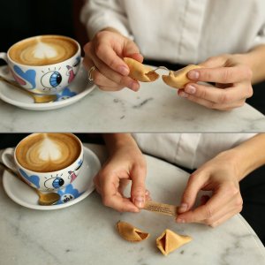 MagiaCiast Chińskie Ciasteczko Szczęścia z Wróżbą Podziękowanie za Przybycie 100 szt 8