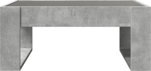 vidaXL vidaXL Stolik kawowy z LED Infinity, szarość betonu, 70x53x30 cm 6