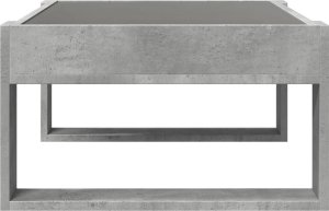 vidaXL vidaXL Stolik kawowy z LED Infinity, szarość betonu, 70x53x30 cm 7