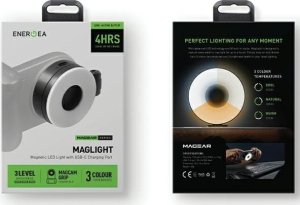 Energea Energea Przenośna lampa LED Magear MagLight czarny/black MagSafe PG-MGLT-BLK 12