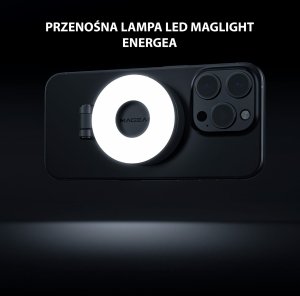 Energea Energea Przenośna lampa LED Magear MagLight czarny/black MagSafe PG-MGLT-BLK 13
