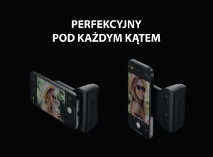 Energea Energea Uchwyt do robienia zdjęć z wbudowanym powerbankiem Magear Magcam Grip czarny/black MagSafe PG-MCG5K-BLK 12