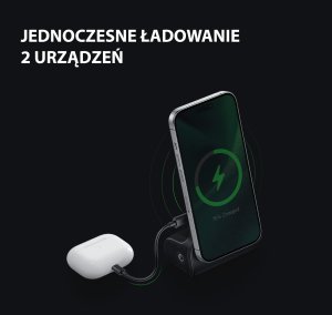 Energea Energea Uchwyt do robienia zdjęć z wbudowanym powerbankiem Magear Magcam Grip czarny/black MagSafe PG-MCG5K-BLK 14
