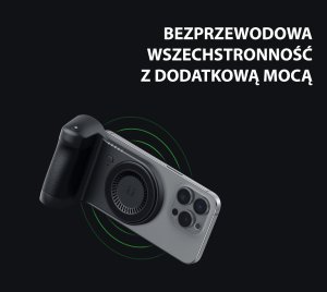 Energea Energea Uchwyt do robienia zdjęć z wbudowanym powerbankiem Magear Magcam Grip czarny/black MagSafe PG-MCG5K-BLK 16