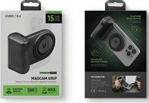 Energea Energea Uchwyt do robienia zdjęć z wbudowanym powerbankiem Magear Magcam Grip czarny/black MagSafe PG-MCG5K-BLK 9