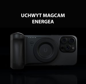 Energea Energea Uchwyt do robienia zdjęć z wbudowanym powerbankiem Magear Magcam Grip czarny/black MagSafe PG-MCG5K-BLK 10