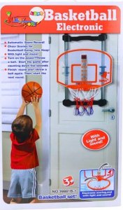 LeanToys Kosz Do Gry W Domu Koszykówka Piłka Pompka Regulowany 3