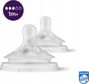 Philips Philips AVENT Natural Response SCY963/02 Baby bottle teat to help reduce colic, Orthodontic, Anti-colic valve, 2 pc(s) 2