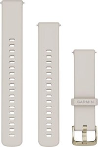 Garmin Garmin watch strap Venu 3S 18mm, ivory/gold 1