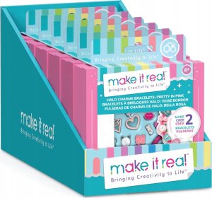 Make it real MAKE IT REAL Zestaw Bransoletek Pretty in Pink, zabawka kreatywna 2
