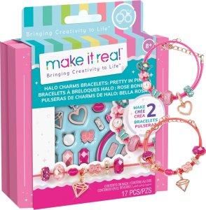 Make it real MAKE IT REAL Zestaw Bransoletek Pretty in Pink, zabawka kreatywna 7