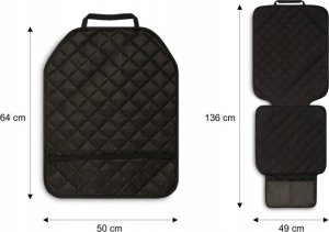Caretero ZESTAW MATA OCHRONNA + OCHRANIACZ NA FOTEL PIKOWANY 10