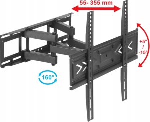 VETOUSON Extra Mocny Uchwyt do Telewizora 25-70 cali VX-500 Wieszak TV Obrotowy 2