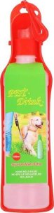 Springos Butelka na wodę dla psa, kota z poidełkiem, turystyczna 500 ml bidon czerwony UNIWERSALNY 7