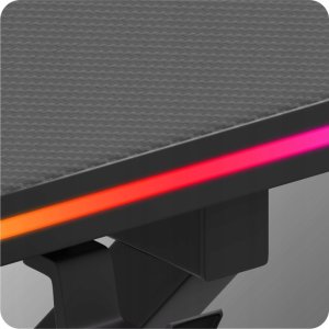 Biurko Huzaro Hero 1.7 RGB Black Czarne 120 cmx60 cm 4
