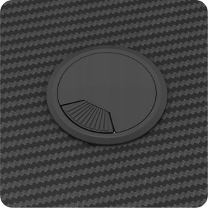 Biurko Huzaro Hero 1.7 RGB Black Czarne 120 cmx60 cm 8