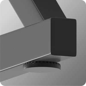 Biurko Huzaro Hero 1.7 RGB Black Czarne 120 cmx60 cm 10