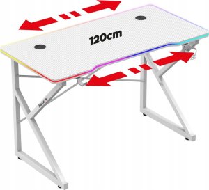Biurko Huzaro Hero 1.7 RGB White Białe 120 cmx60 cm 10