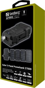 Powerbank Sandberg Solar 5-Panel 27000mAh Czarny 9