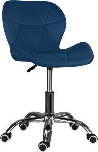 Krzesło biurowe Szchara Fotel obrotowy regulowany KRZESŁO BIUROWE welurowe pikowane nowoczesne 5
