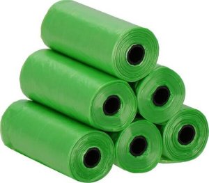 Springos Worki na odchody psa 432 szt. woreczki na psie odchody z etui 24 rolki, zielone UNIWERSALNY 7