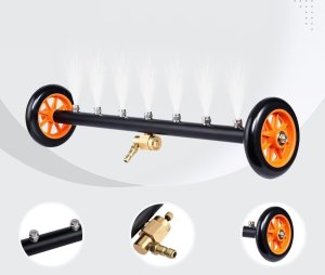 Rosfix ZESTAW LANCA DO MYCIA PODWOZIA NA KÓŁKACH SZYBKOZŁĄCZKA 1/4 7 OTWORÓW DYSZ 3