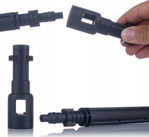 Rosfix Rosfix Szczotka do mycia kostki T-racer do myjek Karcher + Lanca do myjki ciśnieniowej 1/4" zagięta 15z kompletem 5 dysz oraz uchwytem + Pianownica 1000ml 7