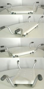 MDH Ławka wgłębna do wanny - regulowana VITEA CARE 4