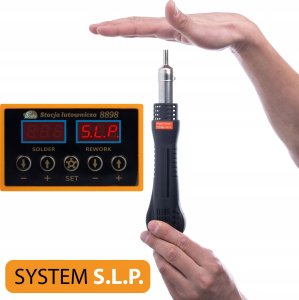 Rosfix STACJA LUTOWNICZA 2W1 LUTOWNICA HOT-AIR ROSFIX ORANGE HUSKY MOC 660W+SPOIWA 12