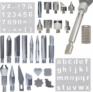 Rosfix MEGA ZESTAW LUTOWNICA PRECYZYJNA Z REGULACJĄ 60W WYPALANIE DREWNA PIÓRNIK 10