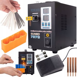 Rosfix ZGRZEWARKA IMPULSOWA DO AKUMULATORÓW OGNIW 737+TAŚMA NIKLOWANA 8X0,15MM 1MB 2