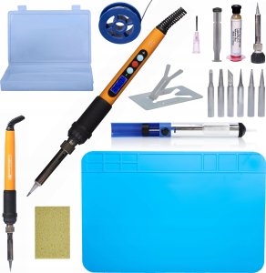 Rosfix LUTOWNICA Z WYŚWIETLACZEM GROTY MATA CYNA ODSYSACZ ORGANIZER GĄBKA TOPNIK 10