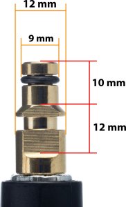 Rosfix WĄŻ WYSOKOCIŚNIENIOWY 5M CLICK-M22 QUICK CONNECT KARCHER K2 K3 K4 K5 K6 K7 3