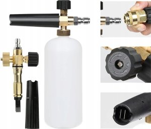 Rosfix ZESTAW 5 DYSZ SZYBKOZŁĄCZKA + LANCA DO MYJKI 1/4 ZAGIETA 30 PIANOWNICA XL 12