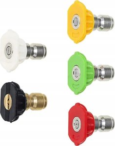 Rosfix ZESTAW 5 DYSZ SZYBKOZŁĄCZKA + LANCA DO MYJKI 1/4 ZAGIETA 30 PIANOWNICA XL 2