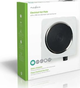 Płyta wolnostojąca Nedis Nedis KAEP150EWT1 płyta kuchenna Biały Blat Płyta uszczelniona 1 stref(y) 5