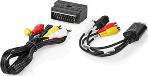 System przekazu sygnału AV Nedis Nedis VGRRU101BK karta do przechwytywania video USB 2.0 4