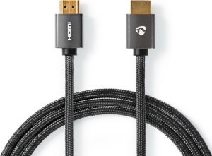 Kabel Nedis Nedis CVTB34000GY20 kabel HDMI 2 m HDMI Typu A (Standard) Szary 1