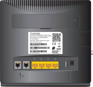 Router Thomson TH4G 300 router bezprzewodowy Fast Ethernet Jedna częstotliwości (2,4 GHz) 4G czarny 6
