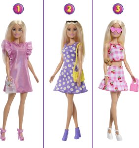 Mattel Barbie Szafa Marzeń z ubraniami Garderoba 3.0 + lalka Barbie + akcesoria (HXD58) 3