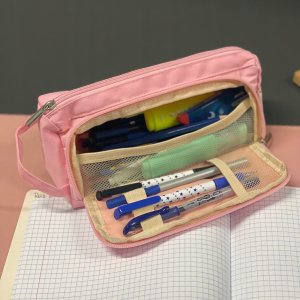 Piórnik Maaleo Piórnik rozkładany podwójny - różowy Maaleo 24519 4