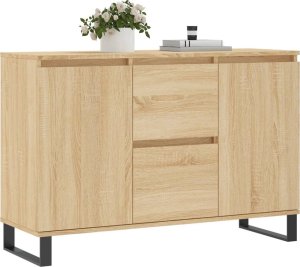 vidaXL Szafka, dąb sonoma, 104x35x70 cm, materiał drewnopochodny 3