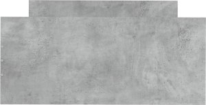 vidaXL Rama łóżka, szarość betonu, 90x200 cm, materiał drewnopochodny 4
