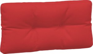vidaXL Poduszki na palety, 3 szt., czerwone, tkanina 5