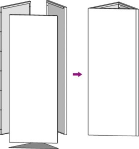 vidaXL Donica ogrodowa, biała, trójkątna, 30x26x75 cm, stalowa 8