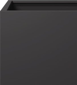 vidaXL Donica ogrodowa, czarna, 50x50x50 cm, stalowa 7