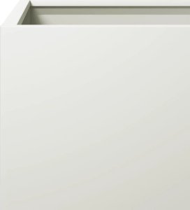 vidaXL Donica ogrodowa, biała, 40x40x40 cm, stalowa 7