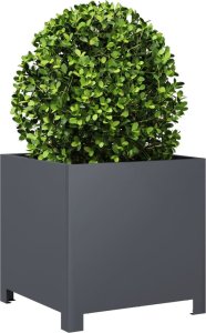 vidaXL Donica ogrodowa, antracytowa, 40x40x40 cm, stalowa 3