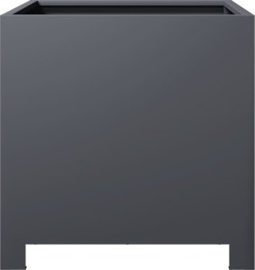 vidaXL Donica ogrodowa, antracytowa, 40x40x40 cm, stalowa 4