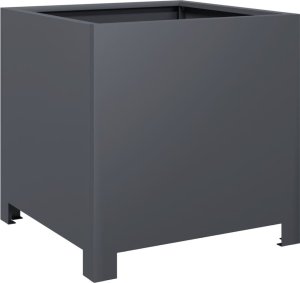 vidaXL Donica ogrodowa, antracytowa, 40x40x40 cm, stalowa 6